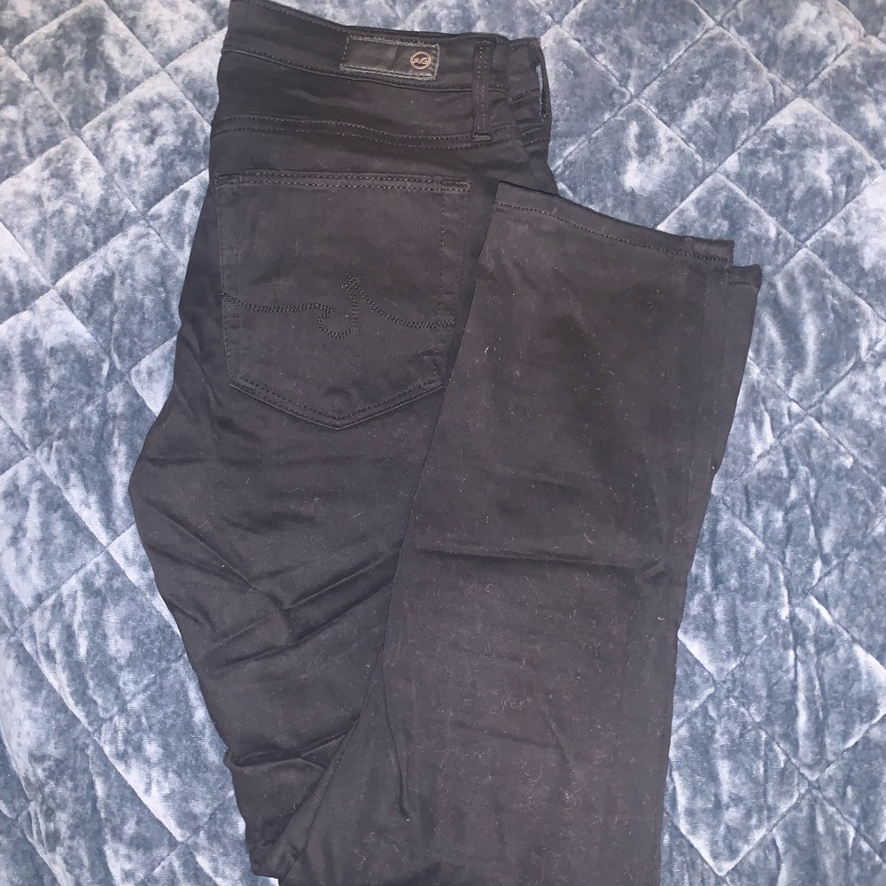 AG black skinny jeans
